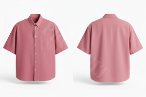 Camisa de Vestir 2026, Nueva, de Manga Corta, con Botones, Informal, de Oficina, Verano, Mezcla de Algodón, Transpirable, con Bolsillo - Product Image 5