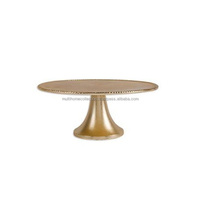 Nouveauté piédestal américain gâteau support pièce maîtresse métal miroir gâteau support anti-dérapant occasionnel fournitures Dessert affichage