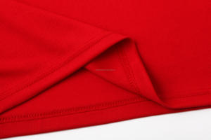 Camiseta con logotipo limitado Camiseta de voleibol sólida de manga corta personalizada Camiseta deportiva de poliéster con cuello redondo - Product Image 3