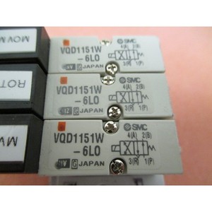 3 électrovannes SMC VQD1151W-6L0 - Équipements et pièces semi-conductrices d'occasion fiables à l'échelle mondiale chez - Product Image 1