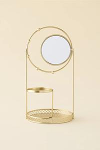 Présentoir à bijoux design arbre avec crochets multi-branques, support pour colliers et bracelets, base ronde, élégant pour vanité - Product Image 4