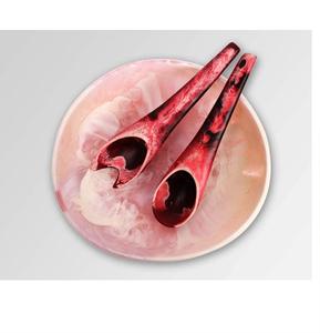 Luxury Handmade Resin <b>Salad</b> <b>Tools</b> with Transparent Ocean Inspired Handles Dishwasher Safe Perfect for Stylish Dinner and Gifts - Product Image 2