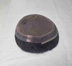 Prothèse capillaire pour homme en cheveux humains Remy, modèle australien, avec système de prothèse capillaire - Product Image 5