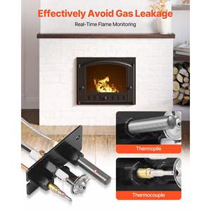 Gruppo Pilota Gas OE 10002265 10002264 SRV10002264 per Caminetti a Gas Naturale e GPL, Ricambio per Majestic Vermont - Product Image 3