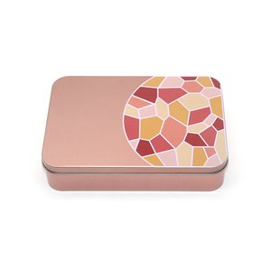 Caja de Metal Personalizada con Logotipo del Fabricante, Envase de Metal para Alimentos, Caja de Hojalata para Chocolate, Galletas, Dulces - Product Image 1