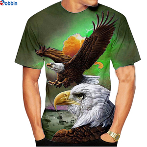 Custom Designed Eagle 3d Print Personalized <b>Men's</b> T Shirt O Neck Short Sleeve <b>Animal</b> Streetwear Summer Loose Male T Shirt 3d - Product Image 3