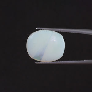 Opale naturelle de bonne qualité certifiée IGI, pierre précieuse blanche en vrac, 7,22 carats, taille coussin 16,5x13,5mm, taillée et polie à la main, couleur claire - Product Image 3