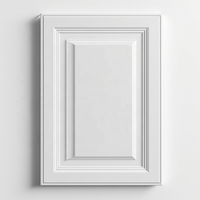 Portes de cuisine en PVC moulé 3D multi-étapes, design économique, résistantes à l'humidité et aux rayures