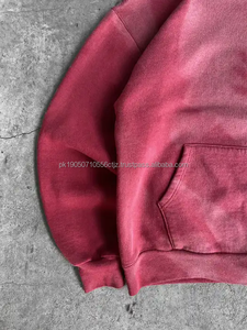 2024เสื้อมีฮู้ดผู้ชายสีพื้นสีล้วนแบบมีฮู้ดสำหรับวิ่งจ๊อกกิ้งไซส์ใหญ่พิเศษน้ำหนักมาก - Product Image 6