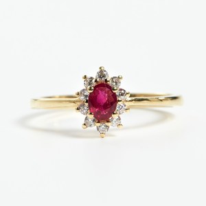 Anillo Ovalado de Esmeralda, Plata de Ley 925, Chapado en Oro de 14K, Anillo Vintage con Halo de Piedras Preciosas para Mujer, Joyería de Regalo - Product Image 4