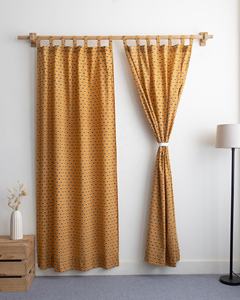 ชุดผ้าม่านลายดอกบัวพิมพ์ลายด้วยมือ คอลเลคชั่นใหม่ สำหรับตกแต่งบ้าน - Product Image 1