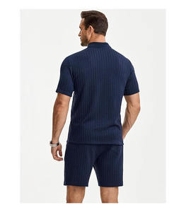 T-shirt Homme Uni Col V Manches Courtes Non Tissé 100% Coton Doux Respirant Séchage Rapide Tissu Décontracté Personnalisable 2025/2026 - Product Image 2