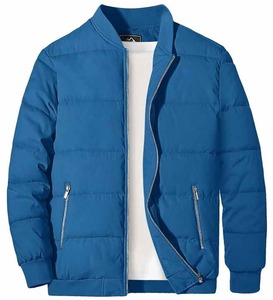 Chaqueta Bomber de Invierno para Hombre al por Mayor con Logotipo Personalizado, Tejida, Transpirable, Lavada, Cortavientos, Talla Única, Relleno de Algodón - Product Image 5