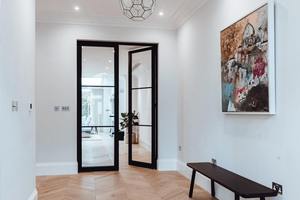 Puerta de Vidrio Resistente al Fuego Más Vendida con Marco de Madera para Proyectos de Construcción Comercial y Residencial Disponible en Grandes Cantidades - Product Image 4