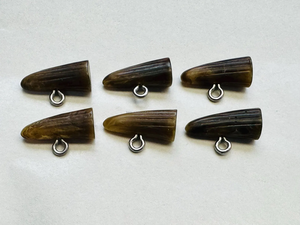 Botón de palanca de cuerno de búfalo natural brillante para abrigos Botones de vestido de calidad superior de Falak World Export - Product Image 6