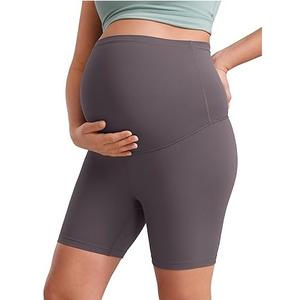 Shorts de maternité pour femmes enceintes, coupe slim, leggings de fitness, compression, extensibles, yoga, shorts de maternité - Product Image 1