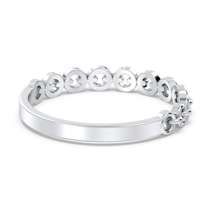 REYES High Quality 925 <b>Sterling</b> <b>Silver</b> Moissanite <b>Engagement</b> Band <b>Rings</b> For Women Luxury 14K Gold Wedding Gifts Fine Jewelry - Product Image 4