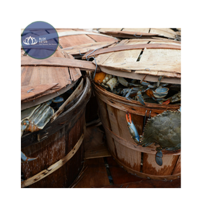ตะกร้าไม้ทรงกลมสำหรับเก็บปูทะเล สไตล์เรียบง่าย ขายดีที่สุด - Product Image 1