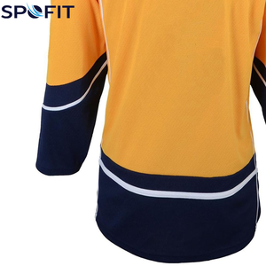 Maillot de hockey sur glace 2026 à séchage rapide, nouvelle mode, avec logo d'équipe sportive, conception personnalisée, vente en gros, impression par transfert thermique - Product Image 6