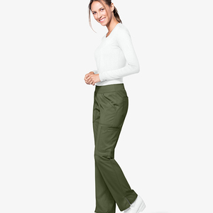 Custom Lightweight Polyester Rayon Spandex Stretchable Elastic Waist Breathable Comfortable Hospital Medical Uniforms Women's - Product Image 6