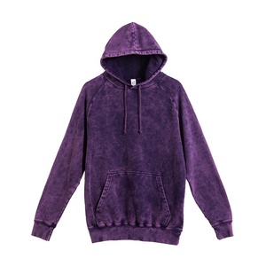 Custom Hoodie Vintage Washed Heavyweight Cotton Oversized <b>Pullover</b> Blank <b>Mens</b> Streetwear Custom Hoodie - Product Image 3