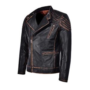Veste en cuir véritable pour homme, nouveau design, tendance streetwear, vêtements d'extérieur, douce et confortable, vêtements décontractés - Product Image 2