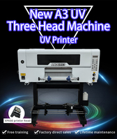 Harga Printer UV di Bangladesh I1600 2 cetak Uv Film AB khusus A3 Mini Printer UV