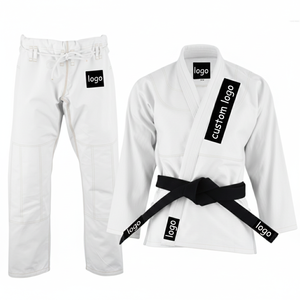 Kimono de Jiu-Jitsu Brasileño BJJ con Logotipo y Diseños Personalizados del Mejor Fabricante, Uniforme de Artes Marciales Ligero y Elástico 100% Algodón - Product Image 2