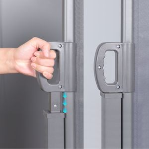 Auvent latéral rétractable résistant aux UV et imperméable pour la terrasse, la cour, le balcon, en gris foncé, 118,1 pouces de large - Product Image 5