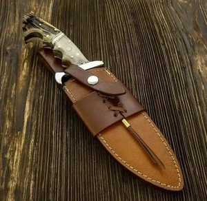 Cuchillo utilitario de punta afilada SHARP POINT TRADES, hoja de acero, mango de madera, espalda recta, no ajustable, 0.5mm de grosor, 6.7in de largo total - Product Image 4