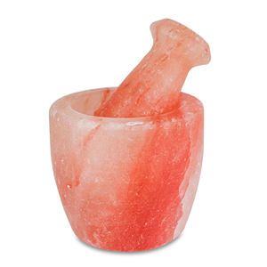 Meilleur Mortier et Pilon Sculptés en Pierre de Sel Rose de l'Himalaya 100% Naturelle du Fabricant, Décoration d'Intérieur, Forte Demande, Vente en Gros de Premier Plan - Product Image 1