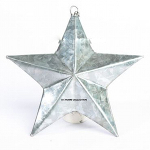 Fantastic Star Shape Design Christmas <b>Tree</b> <b>Topper</b> Silver Finished Best Selling <b>Tree</b> Christmas Decorations for Party - Product Image 1
