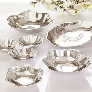 Cuenco de Metal Hecho a Mano para Centro de Mesa, Mesa de Café y Decoración de Sala de Estar, Cuenco de Metal de Lujo para el Hogar, Acabado Seguro Zahid - Product Image 3