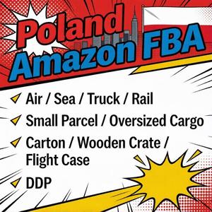 Expédition Amazon FBA Pologne Chine DDP Porte à Porte Livraison Rapide Service Logistique Fiable <span class=keywords><strong>Colis</strong></span> en Petites Quantités - Product Image 1