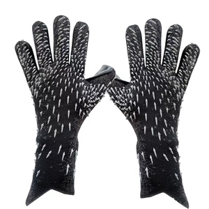 Guantes de Portero de Fútbol Negros de Silicona Antideslizantes Unisex para Deportes - Product Image 1