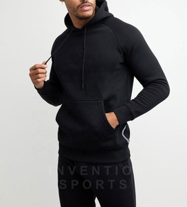 Custom Black Men's Sports Tracksuit Sets - Product Image 2