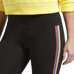 Leggings de Yoga de Cintura Alta con Bloques de Color, Pantalones Largos de Spandex y Poliéster con Elasticidad en Cuatro Direcciones y Diseño de Costuras en Contraste - Product Image 6