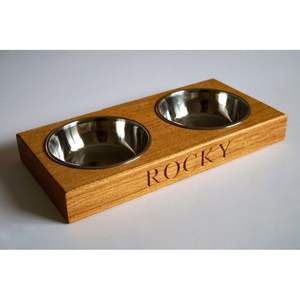Promotional <b>Wooden</b> <b>Dog</b> <b>Bowl</b> <b>Stand</b> with Stable Base for Your Pup's Comfort and Safety - Product Image 4