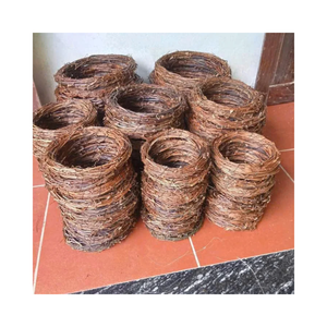 Eco Friendly Rattan Christmas <b>Tree</b> <b>Ornaments</b> Handmade Woven Hanging Decorations for Holiday Home Decor - Product Image 3