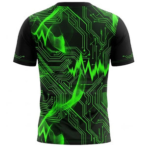 Maillot de sport élégant pour e-sport avec couleurs d'équipe personnalisées et noms de joueurs, haute qualité pour les compétitions en ligne et hors ligne - Product Image 2