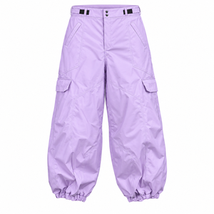 Pantalon de ski imperméable et ample pour femme, haute performance, pour activités de plein air, pantalon cargo, vêtements de sport d'hiver, snowboard, logo personnalisé - Product Image 1