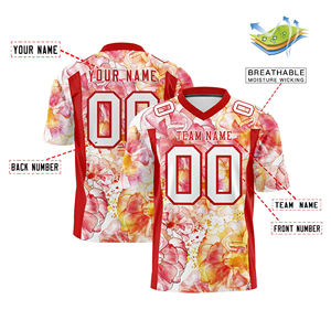 Camiseta de Fútbol Personalizada con Diseño 3D para Hombre, Cuello Redondo, Manga Corta, Ligera, Ecológica y Transpirable 100% - Product Image 4