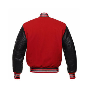 Chaqueta Varsity Unisex de Marca Privada Personalizable, 100% Lana, Ropa de Invierno Transpirable, Resistente al Viento, de Secado Rápido y Alta Calidad - Product Image 4