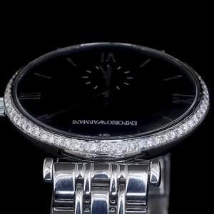 Reloj Mecánico de Lujo para Hombre, Marca de Prestigio, Caja de Acero Inoxidable de 40 mm, Esfera de Cristal, Movimiento Analógico ETA, Bisel con Diamantes, 100 Bares, Botón de Presión - Product Image 2