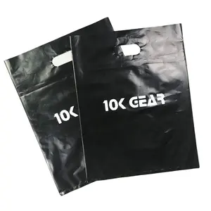 Custom Die Cut Bags Poly Kleding Boodschappentassen Ldpe Materiaal Maagd Goedkope Prijs Gemaakt In Vietnam Nam Toonaangevende Fabrikant