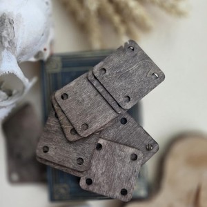 Lámpara de Sal Tejida a Mano de Madera Ecológica de Alta Calidad con Diseño Cuadrado de Arte Folclórico para Decoraciones Navideñas - Product Image 1