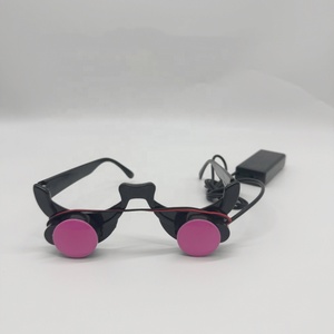 Occhiali LED Luminosi Lampeggianti Rossi per Halloween, Accessorio Cosplay Clown, Occhiali Luminosi per Feste di Carnevale - Product Image 4