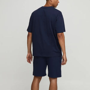 Conjunto Deportivo de 2 Piezas para Hombre, 100% Algodón, con Logotipo Bordado Personalizado, Cómodo, Estilo Urbano, para Correr, Hip Hop - Product Image 3