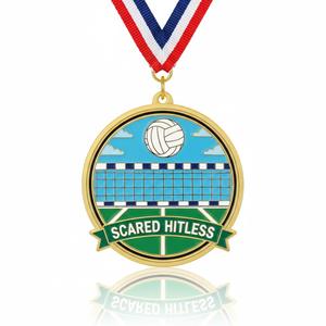 Trofeo de baloncesto y medallas metálicas personalizadas para premios de eventos, concursos y recuerdos. - Product Image 6