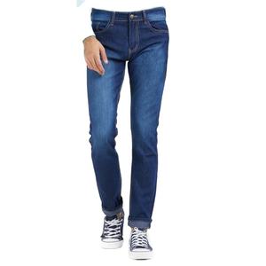 Nuevo diseño 100% algodón azul Denim Jeans pantalones para hombres moda precio premium barato al por mayor OEM calidad orientada a la exportación - Product Image 3